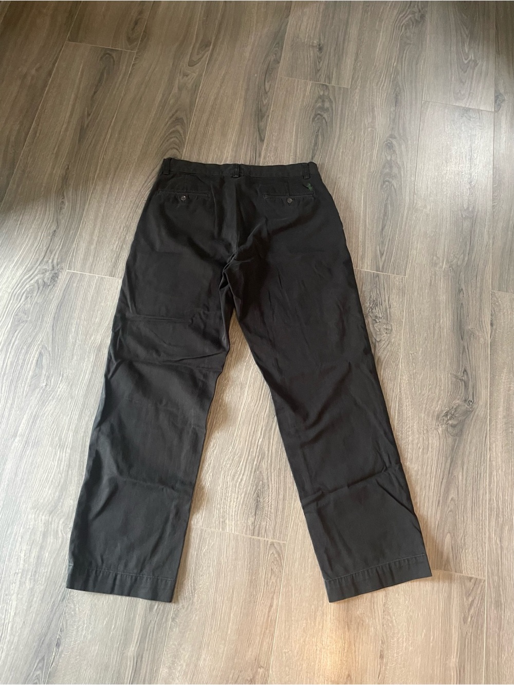 Polo Ralph Lauren Preston Pants Men’s 33x32 Black Flat Front Cotton Chinos